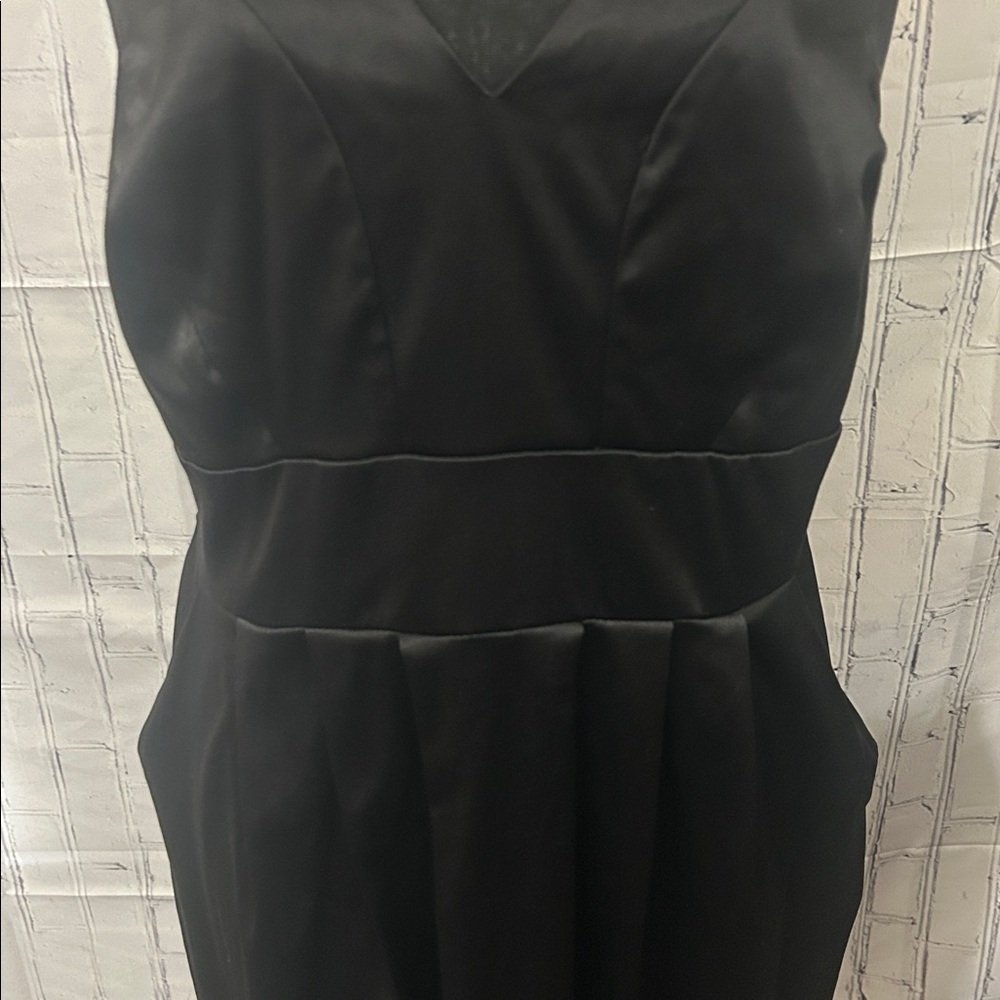 EUC Torrid Elegant Black Sleeveless Dress. Criss cross back. Size 14. - Picture 3 of 5